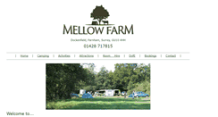 Desktop Screenshot of mellowfarmadventure.co.uk